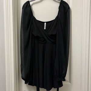 Lucy in the sky black dress, XS